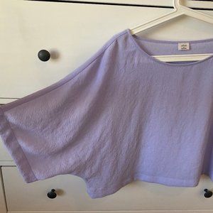 wilfred lilac crop top